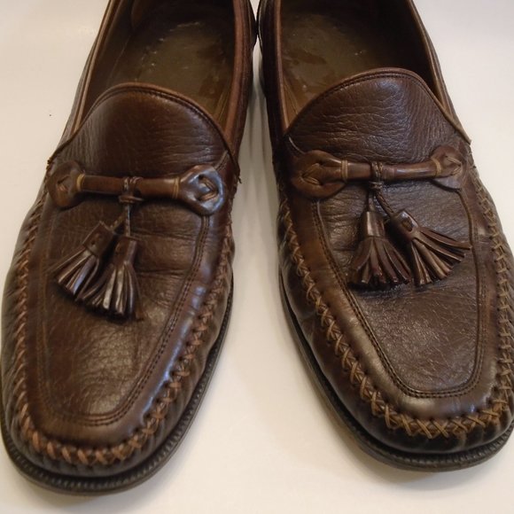 Johnston & Murphy men's loafer shoes size 10 Brown - Picture 3 of 6